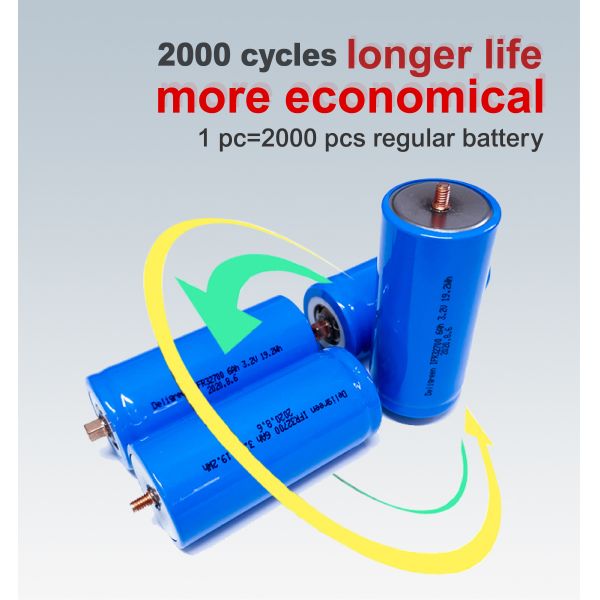 32700 3.2V 6000mah Cylindrical Lithium Ion Battery