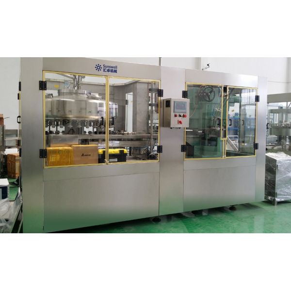 Soda Water, Juice Aluminum Can automatic rotary Filling machine and can seaming machine