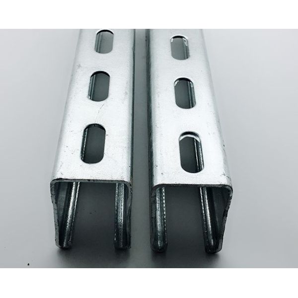 Unistrut 41 X 41mm Hot Dip Strut C Channel Single Slotted Strut Channel Galvanized
