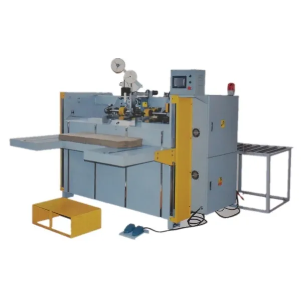 Semi-auto Carton Box Stitching Machine, Carton Box Folding + Stitching + counting + output