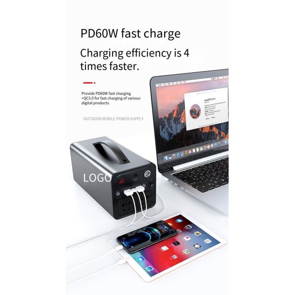 220V Portable Lithium Battery Pack Large Capacity Stall Camping Power Outage