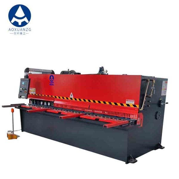 QC12K-4*3200 Hydraulic Swing Beam Shearing Machine With E21S Controller