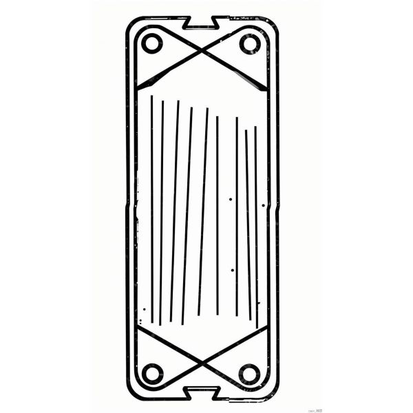 Plate Heat Exchanger Gasket Detachable Plate Heat Exchanger Gasket Ethylene Propylene Diene Monomer Heat Exchanger Rubber Gasket