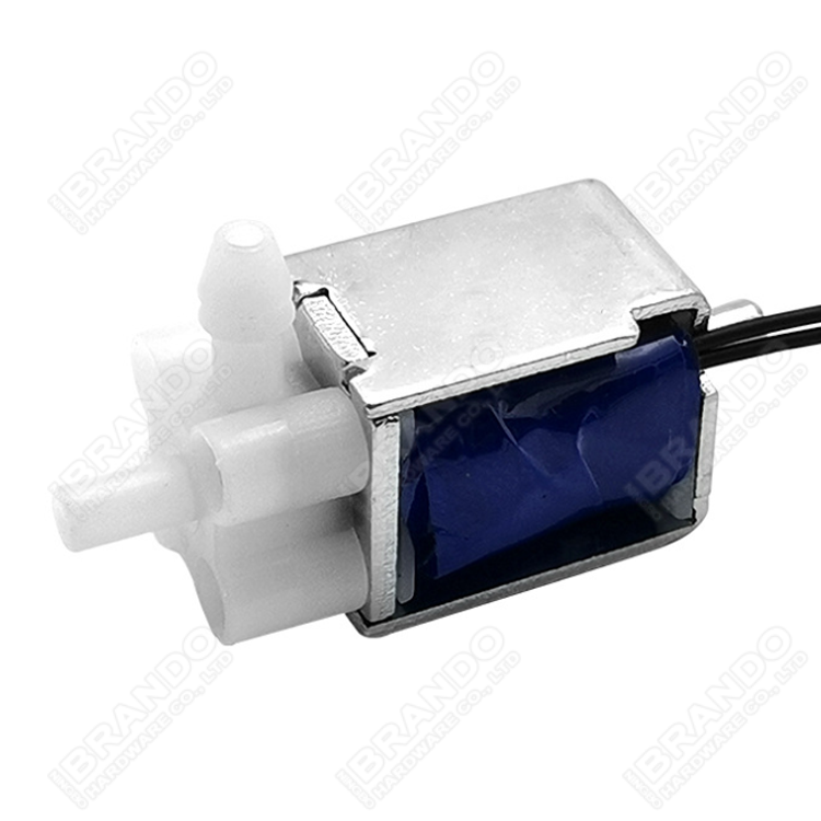 Miniature Air Plastic Solenoid Valve 12V 24V DC For Massage Chair