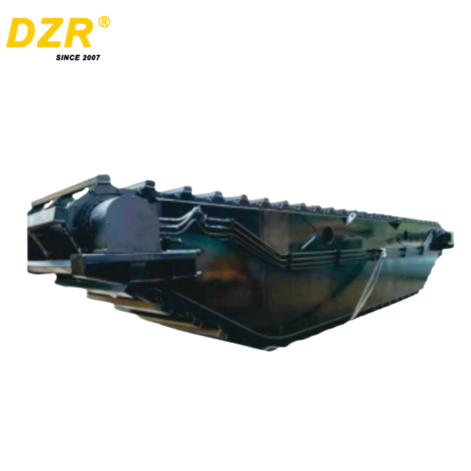 80-300 Ton Amphibious Excavator Dredger with Floating Pontoon