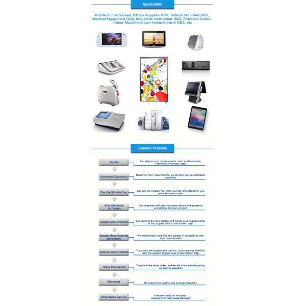 7 inch capacitive touch screen 1024 x 600 touch screen tft lcd capacitive touch screen for industrial instruments