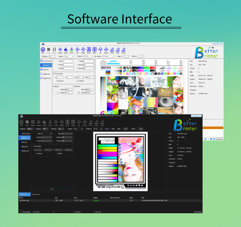 Better Printer Inkjet XP600 Single Head Inkjet Board UV Flatbed UV Main Board Set Dtf Printer Inkjet Board