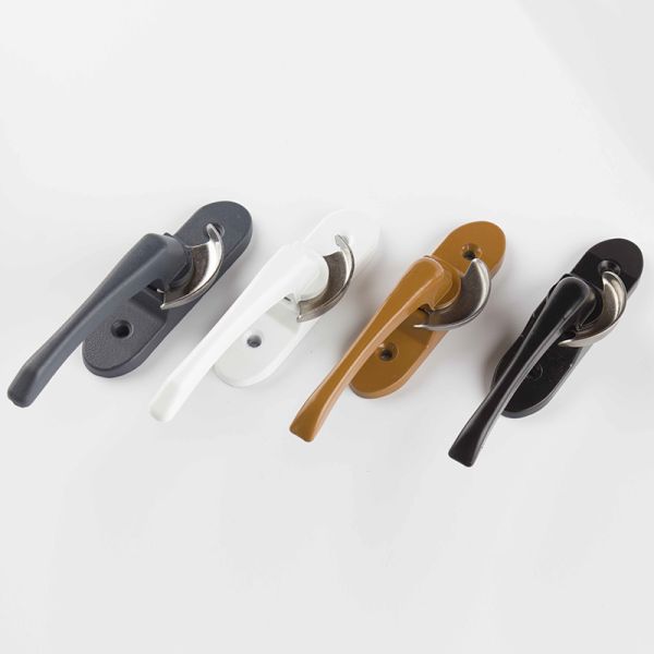 Hotel Villa Apartment Office Building UPVC Crescent Moon Lock with Long Handle and HOOK