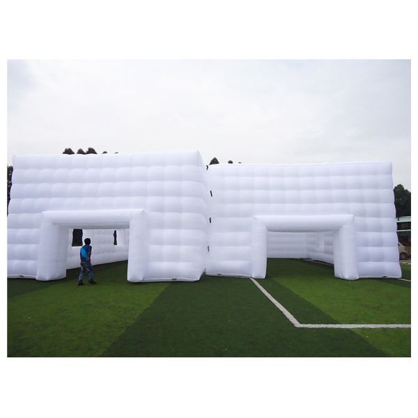Big Size Blow Up Air Tent , Two Section Type Inflatable Wedding Tent