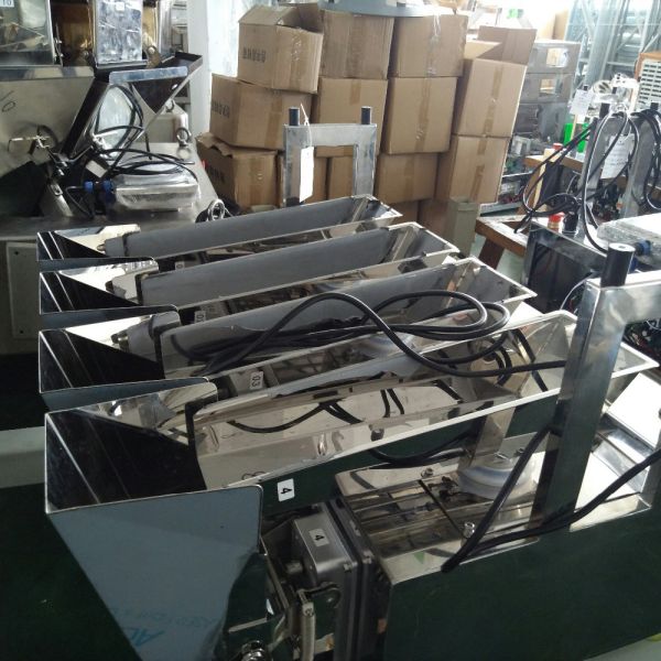 Biscuits Rice 500g 1000g Linear Weigher Packing Machine 2 4 Heads