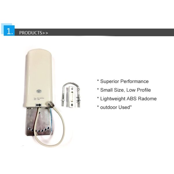 Wifi 5.8 Ghz Yagi Antenna / 5700-5900MZH Outdoor Yagi Antenna Wifi 5ghz