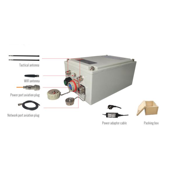 MF43X 10-20 Km Line-Of-Sight Transmission Distance COFDM Transmitter