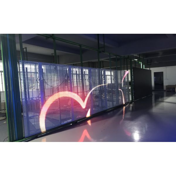 6500K 3.91mm Transparent LED Display For Theater Good Heat Dissipation