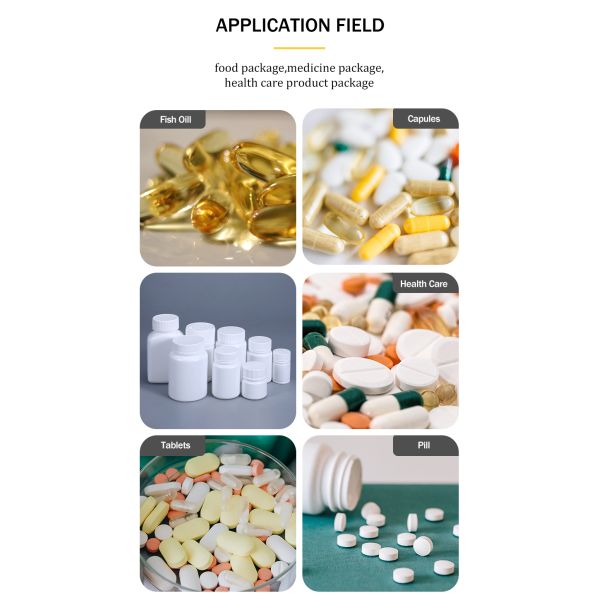 20ML to 170ML Child Proof White Round Plastic Bottles for Medicine Pill Packaging