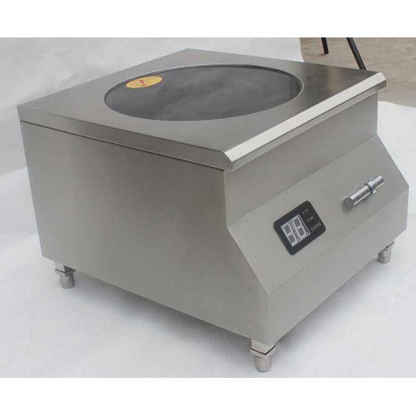 Induction wok burner for restaurants with 8kw
