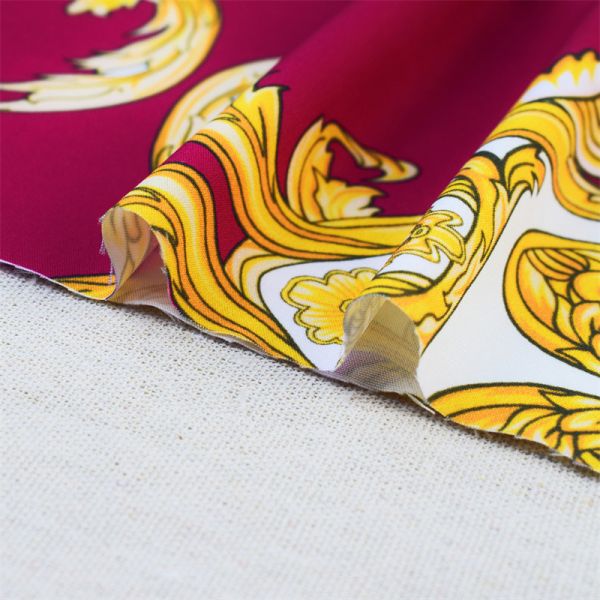 Island Style Polyester Printing Fabric 1.5m Width Custom Pattern