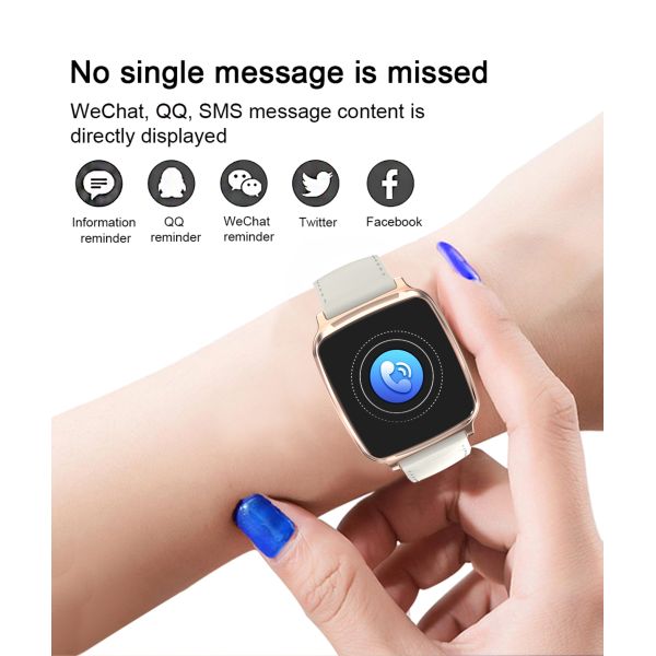 M10smart watch Full Touch Screen Watch BLE Realidad Virtual Smart Heart Rate Wristband 170mAH