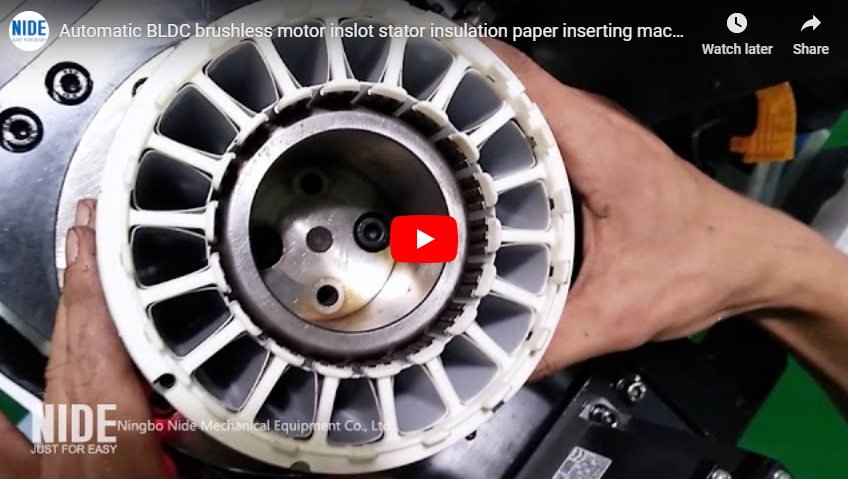Automatic BDLC in slot stator paper cutting forming and insertion machine