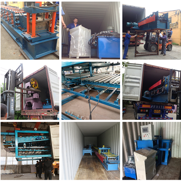 Cable Tray Plank C U Channel Roll Forming Machine Hydraulic Cutter / Punch