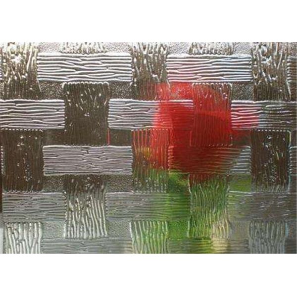 Clear Bronze Mistlite Patterned Glass Sheets , Textured Patterned Glass For Decoration