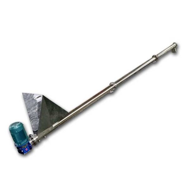 Stainless Steel 304L Tubular Screw Conveyor Auger Diameter 163mm