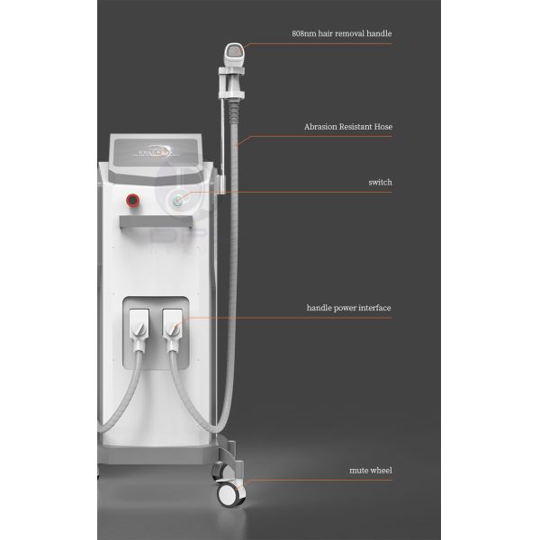 Permanent diode laser depilation hair removal machine diode yag painfree for laser hair removal