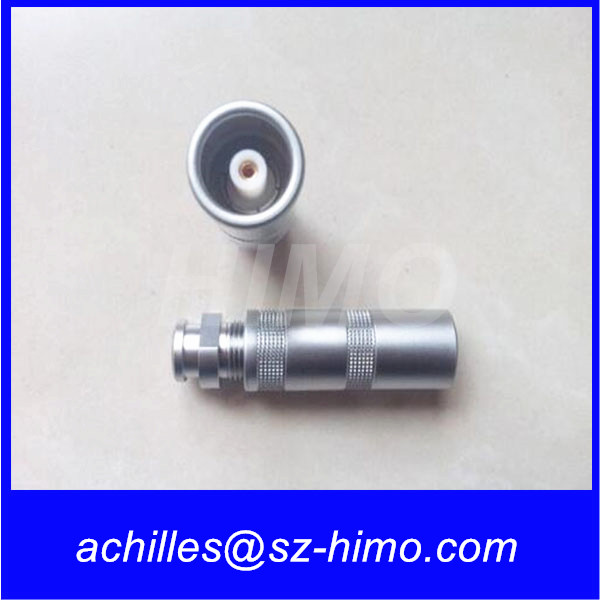 wholesale supplier single pin solder type push self-locking pull lemo 1S series coaxial connector