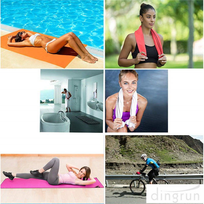 Lightweight Super Absorbent Antimicrobial Fast Drying Microfiber Gym Towel Sweat Towels For Sport Fitness