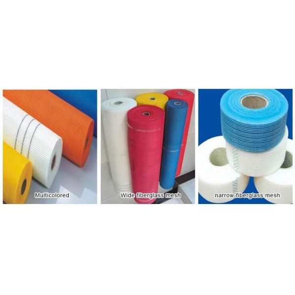 White Yellow 5*5 Mosaic White Fiberglass Mesh 160g Alkali Resistant Fit Plastering