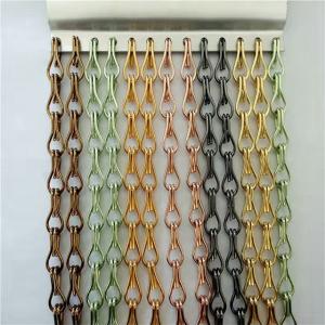 Aluminum Chain Link Curtain for hanging ceiling partition