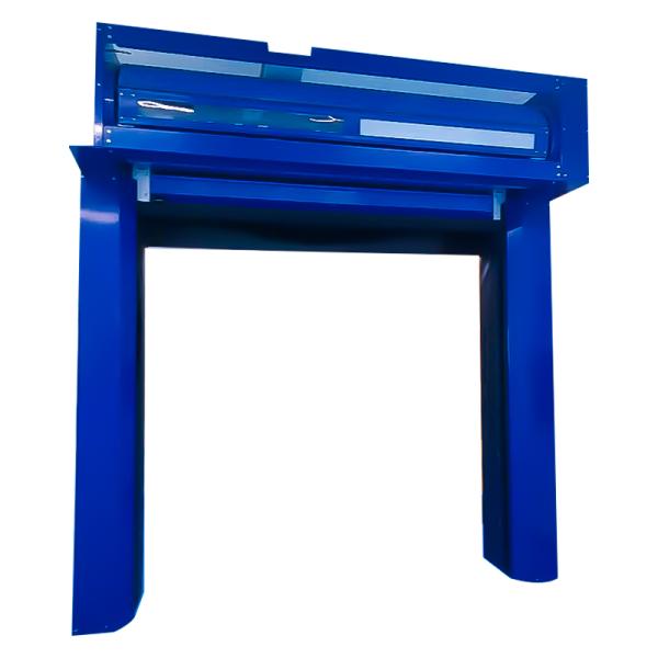 Food Industry Folding Heavy Duty Roller Shutter Door Galvanized Steel Flexible Foam