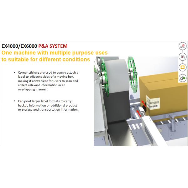 Automatic Piezo High Resolution Inkjet Printer Case Labeling System For Packaging Lines