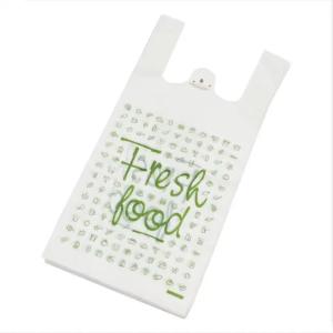 Biodegradable Compostable Degradable Plastic T Shirt Food Packaging Grocery
