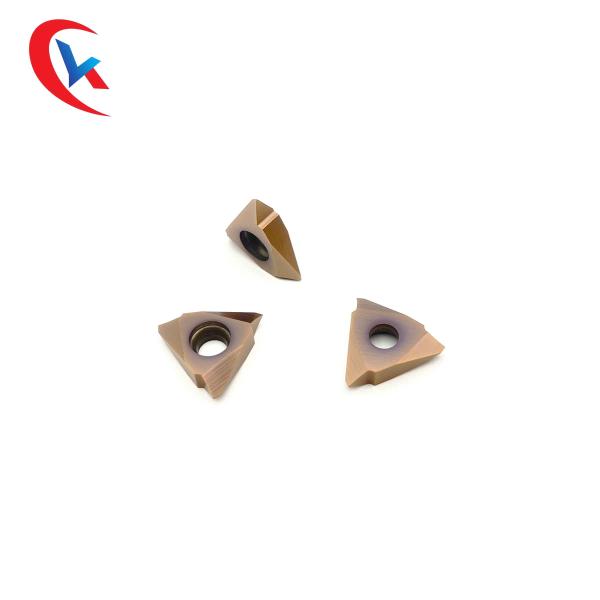 Vertical Thread Milling Inserts MTT43R6004 Bronze Coating Wear-Resistant Tungsten Carbide Inserts