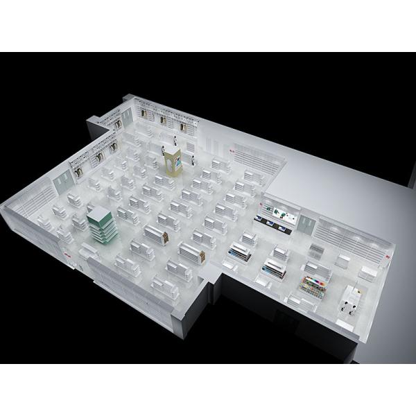 ODM Steel Rack For Supermarket , Supermarket Center Rack CE Certificate