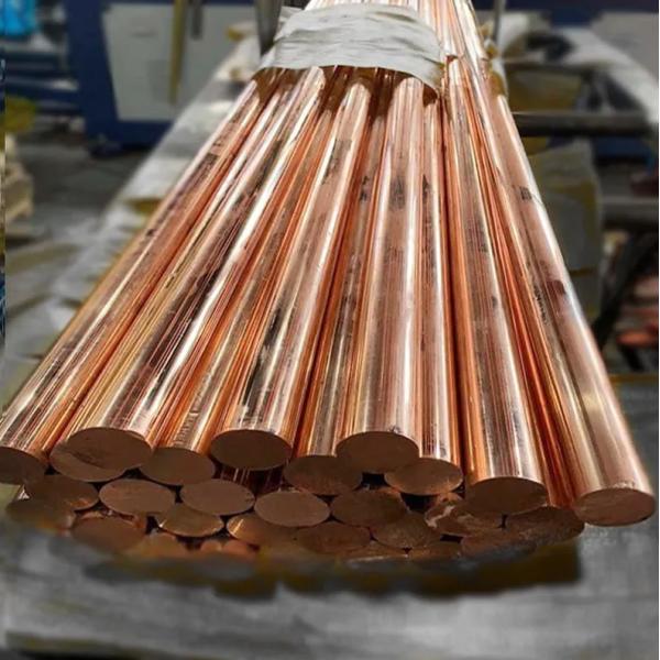 99.99% Pure Copper Round Bar bright C1100 T2 Tp1 Brass