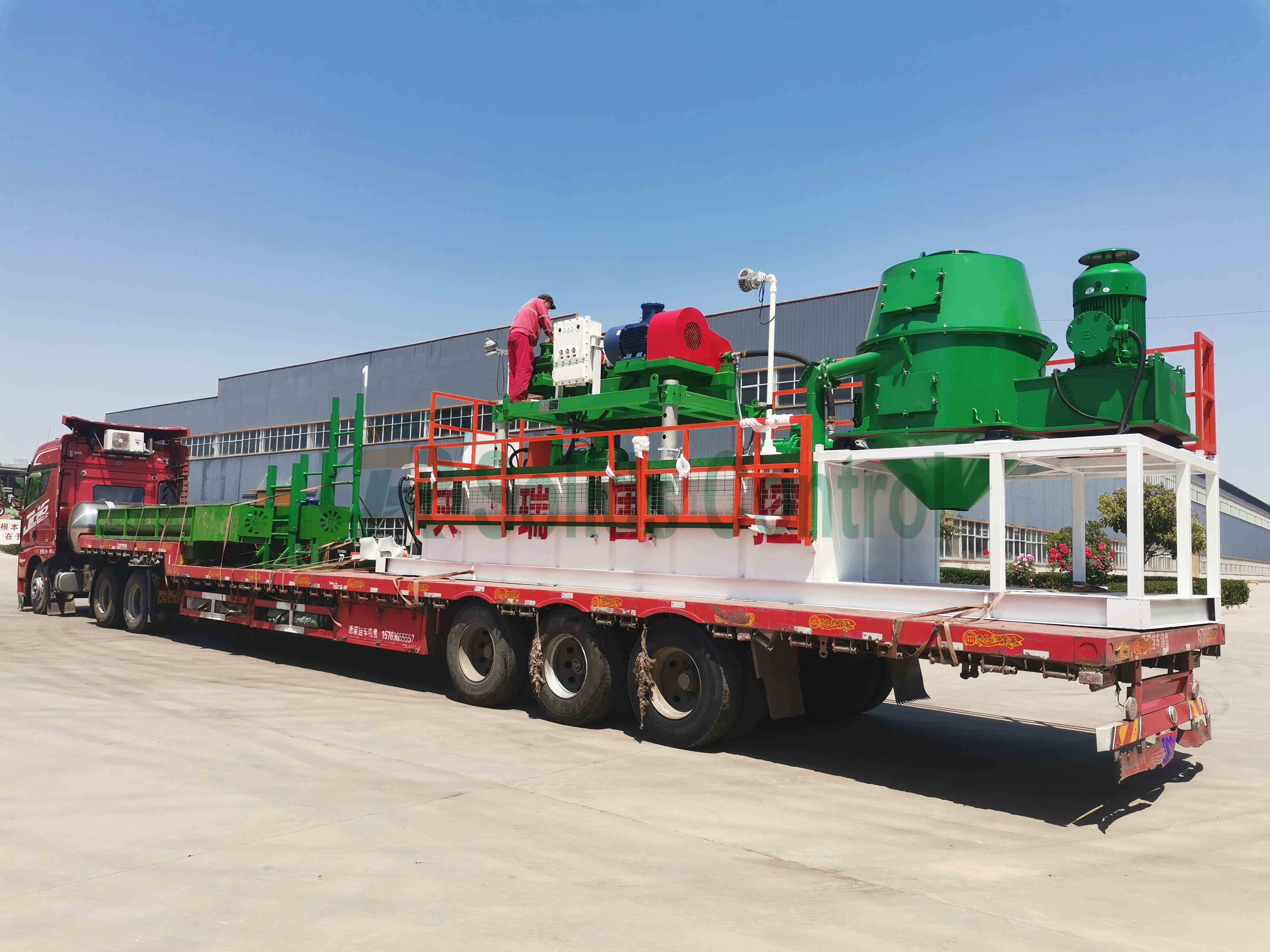 China ISO Certified Oil Drilling Mud System With Vacuum Degasser wholesale