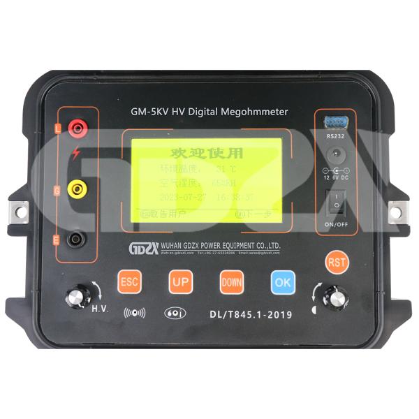 GM-5kV Adjustable Insulation Resistance Digital Megohmmeter High Voltage