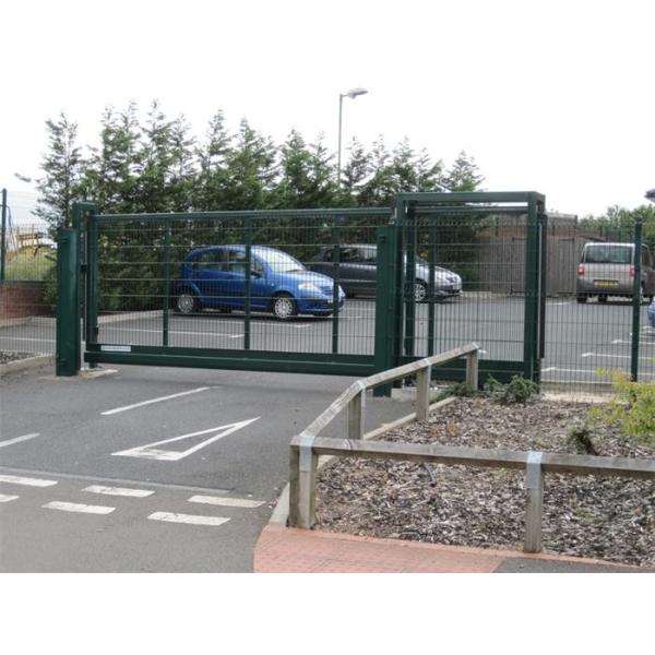 Hot Dipped Galvanized Wrought Iron Fence Gate , Wrought Iron Security Fence