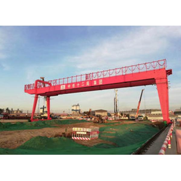 Double Girder 1~50T Rail Gantry Crane Safe Operating For Workshop