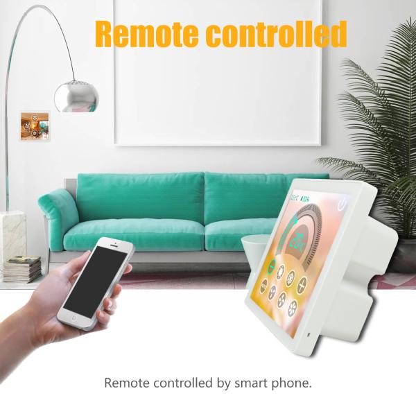 LCD Display Air Conditioning WIFI Smart Wall Light Switch Programmable Room Thermostat