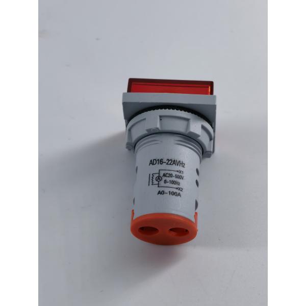 22mm Red Square Ammeter Voltmeter Frequency Meter Led indicator with transformer