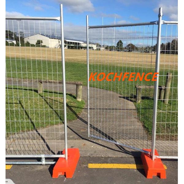 Welded Wire Temporary Security Fencing For Construction Site Hot Dipped Galvanized Type