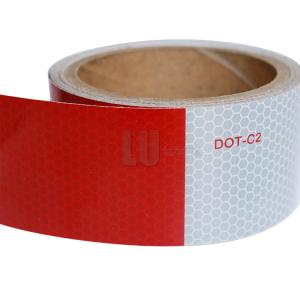 China Bus Car Truck Dot C2 Reflective Tape Safety Reflective Tape Self Adhesive 2 Inch * 150ft on sale