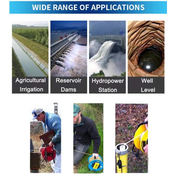 LM301 Steel Ruler Cable Water Level Meter Measurement Sounder OEM