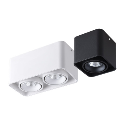 25w 30w Square LED Spotlight Indoor Work Light Trimless COB Surface Mounted