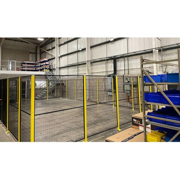 B55: Metal Wire Mesh Fence Warehouse Security Robot Safety Fencing Machine Guard Panel Workshop isolation network Workshop Safety Fence