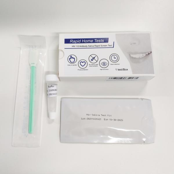 One Step Fsc Approval Hiv Rapid Test Kits Self Use Fast Result With Saliva