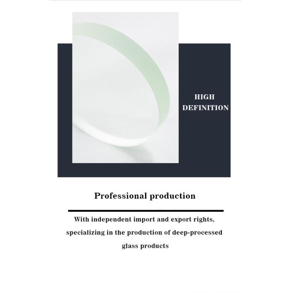 Coast Curved Optical Glass For Electronic Product Precision Instrument