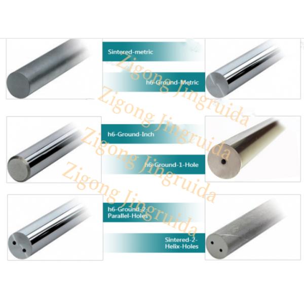 Rod With Hole Tungsten Carbide Rod Tungsten Carbide Blank Ra3.2 for end milling cutter coolant hole